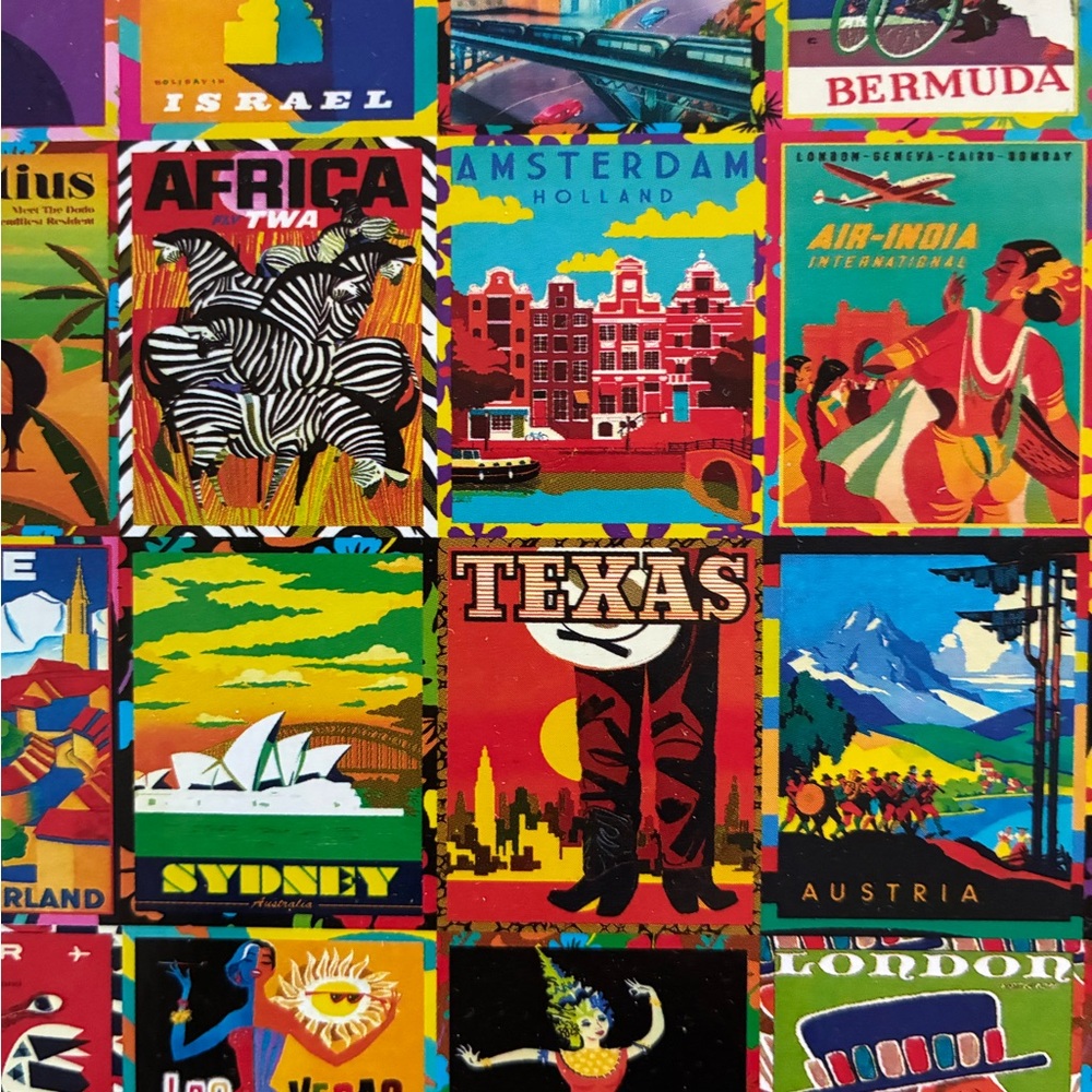 Vivid Collection Colorful Destinations Puzzle - Picture 3 of 10